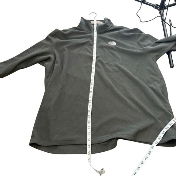 The North Face Men's Fleece Quarter Zip Long Sleeve Pullover Sweater Black XL - Picture 7 of 8